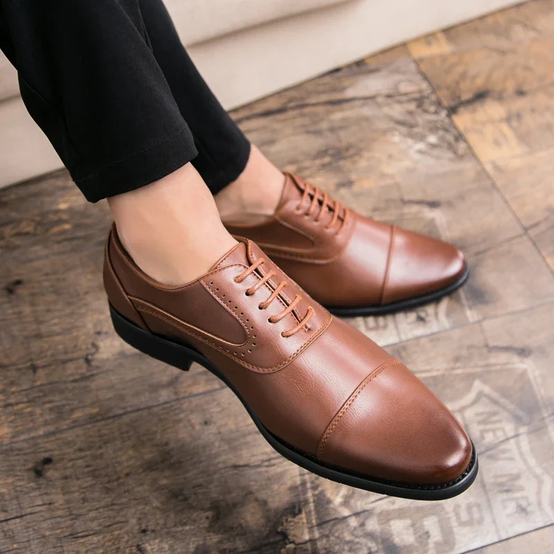 Wedding Job - Hommes loisirs Derby chaussures chaussures habillées