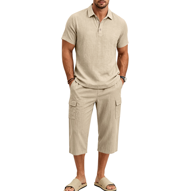 Wedding Job - Ensemble deux pièces décontracté pour homme