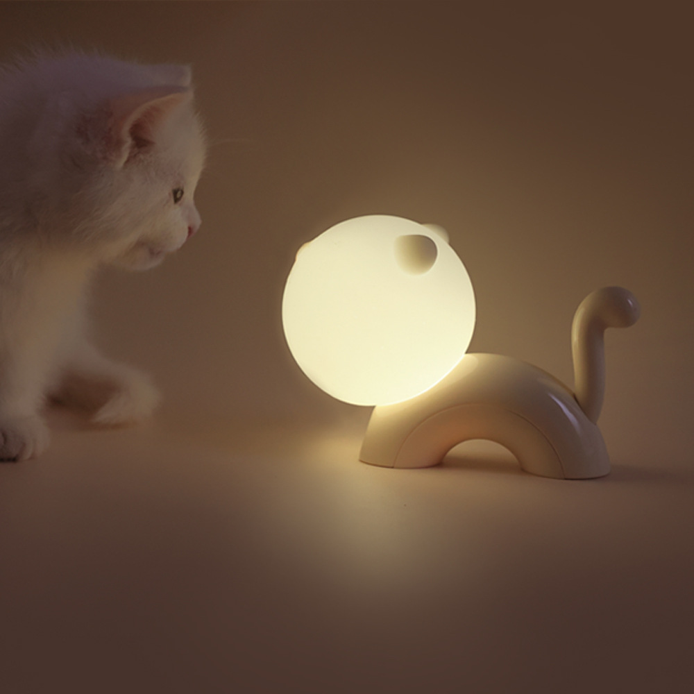 Wedding Tap - Veilleuse tactile en forme de chat