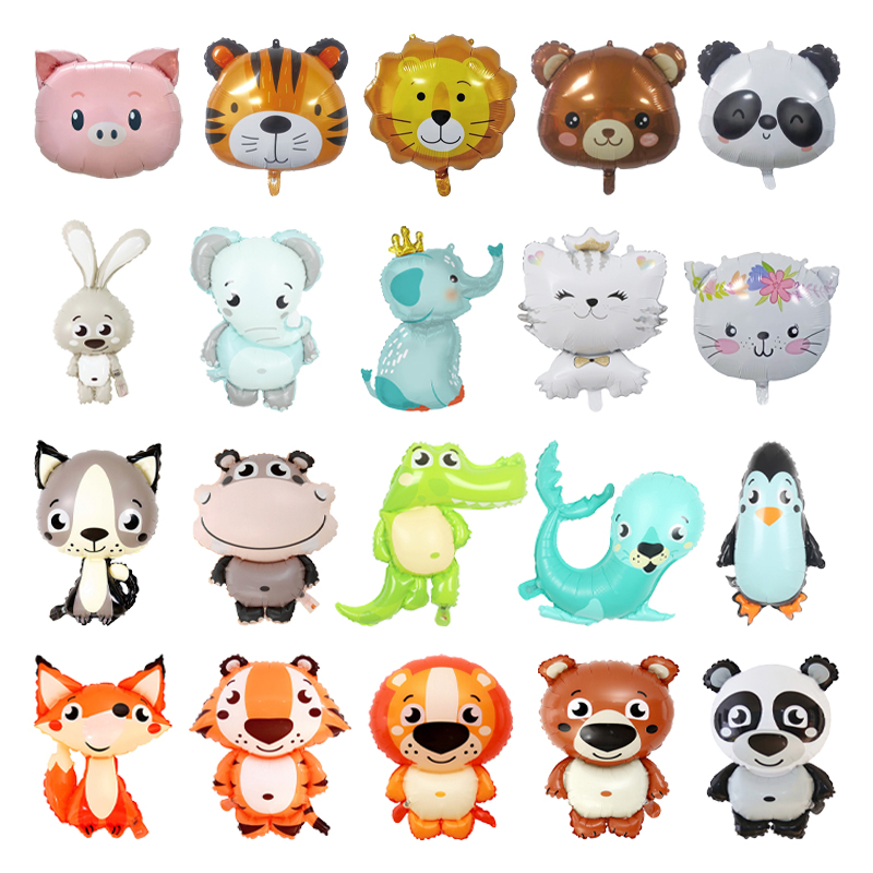 Wedding Zoo - Ballons en aluminium animaux version Q
