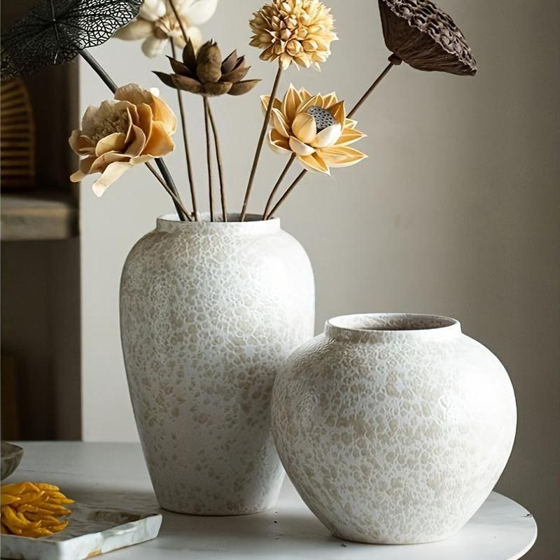 Centerpiece Vase Tall - Grand vase en céramique élégant-pot décoratif,