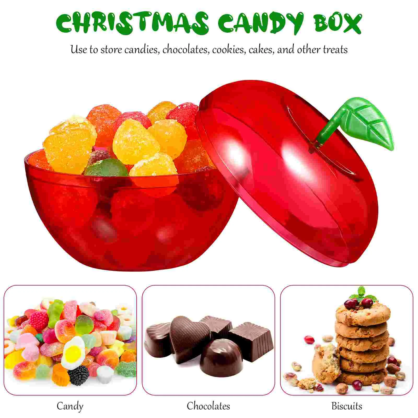 Boîtes à bonbons pomme de Noël - Wedding Favor Box avis et prix