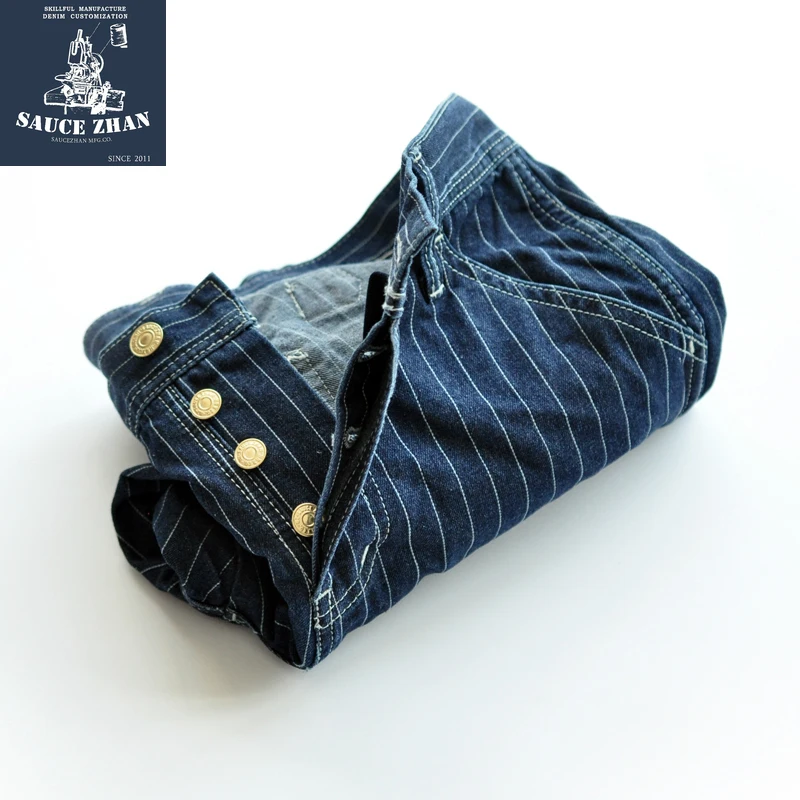 Saucezhan – Jean rayé vintage  - Wedding Job avis et prix