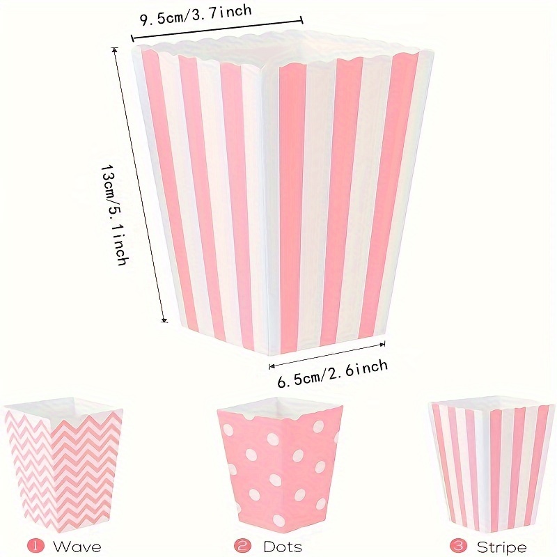 Boîtes à pop-corn en papier ro - Wedding Favor Box avis et prix