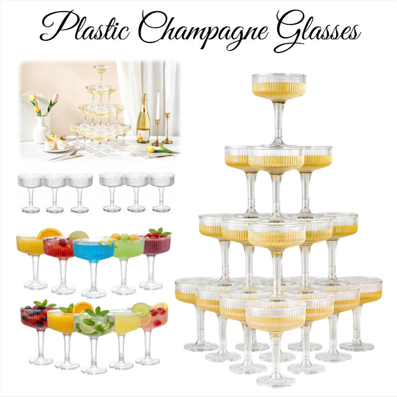 Tour à champagne en plastique  - Champagne Tower Set avis et prix