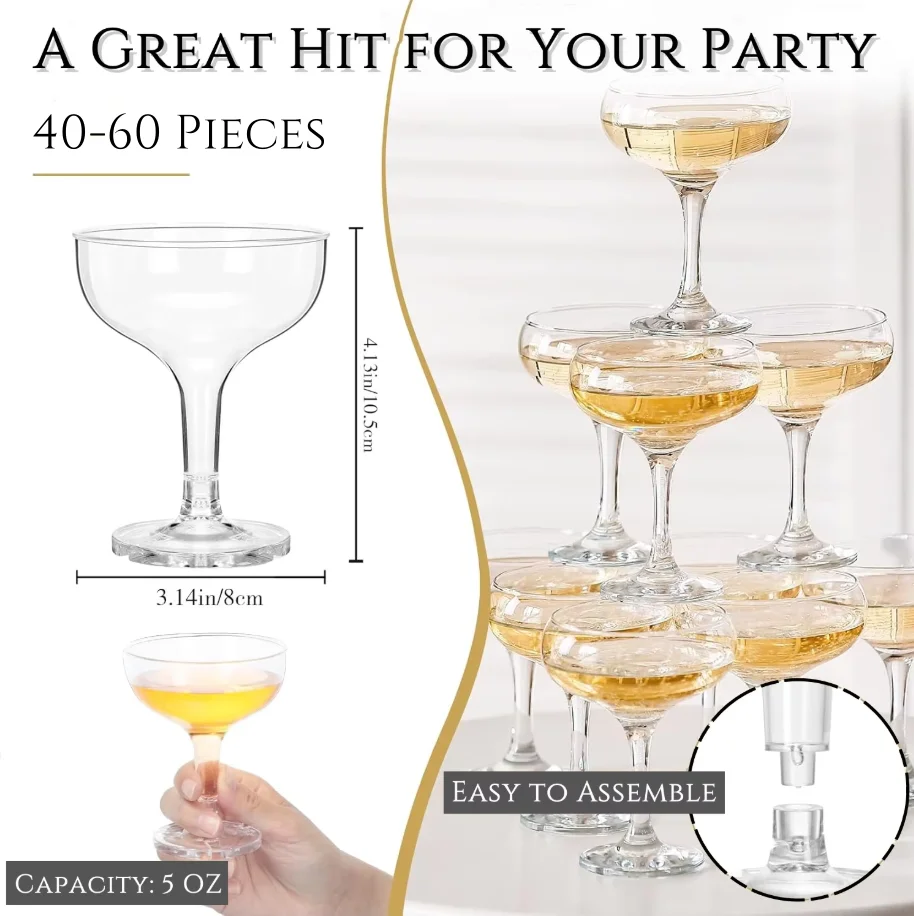 20-60 verres à champagne en ac - Champagne Tower Set avis et prix