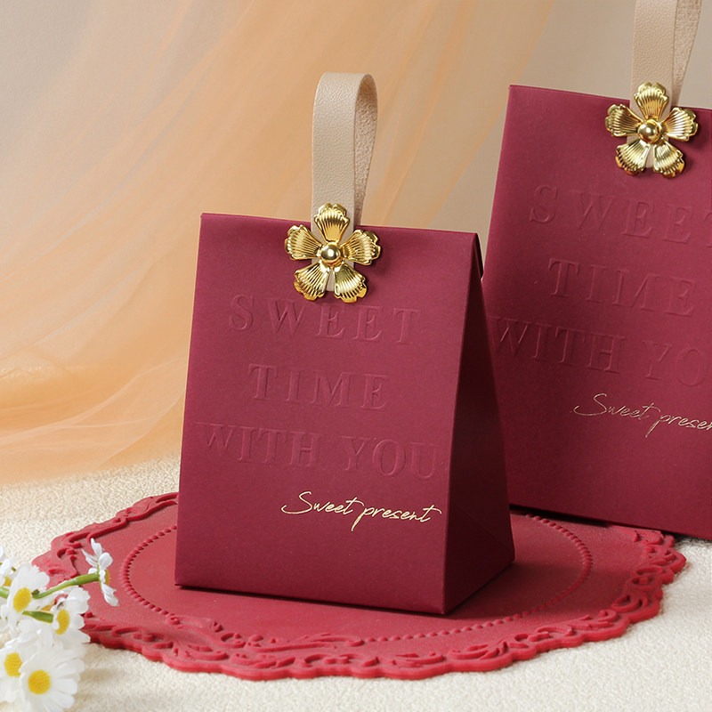 Boîte-cadeau rouge vin de qual - Wedding Supply Wholesale avis et prix